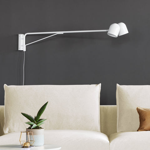 Tandem Swing Arm Lamp by Gus* Modern