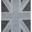 Uk Flag UKF-GRY Hand Tufted Wool Grey Area Rug By Viana Inc