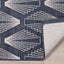 Vista Blue Cream Shell Shapes Indoor/Outdoor Rug by Kalora Interiors