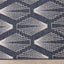 Vista Blue Cream Shell Shapes Indoor/Outdoor Rug by Kalora Interiors