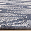 Vista Blue Cream Shell Shapes Indoor/Outdoor Rug by Kalora Interiors