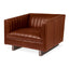 Wallace Chair | Saddle Brown Leather