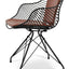 ZEBRA ARM CHAIR BLACK PPM FR CINNAMON 326