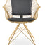 ZEBRA ARM CHAIR GOLD PPM FR GREY Antharice 660 4