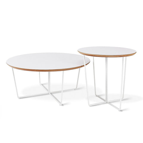 Array Coffee Table & End Table | White