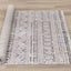 Evora Grey Cream Blue Yellow Pink Tribal Inspired Plush Rug by Kalora Interiors