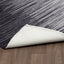 Sparx Midnight Black White Washable Area Rug By Viana Inc