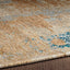Sparx Distressed Marble Gold Beige Washable Transitional Rug by Viana
