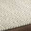 Chicago CHI-ISGR Flat Weave Reversible Wool Ivory/Silver/Grey Area Rug By Viana Inc