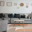 Belle Pink Grey Cream Multi-Geometric Pattern Plush Rug by Kalora Interiors