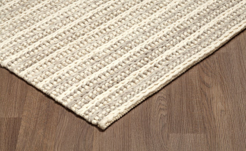 Esperanza ESP-5002-LGREY Hand Woven Pet Yarn Light Grey Area Rug By Viana Inc