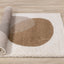 Maroq Cream Taupe Brown Three Stone Rug by Kalora Interiors