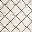 Calabar Cream Grey Lattice Rug by Kalora Interiors
