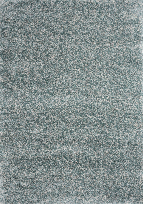 Maroq Blue Grey Cream Shag Rug by Kalora Interiors