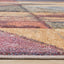Folio Pink Yellow Blue Stained Glass Carved Rug by Kalora Interiors