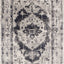 Chorus Grey Blue Elegant Border Rug by Kalora Interiors