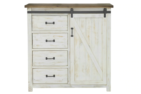 Provence 4 Drawer Chest 1 Door by LH Imports