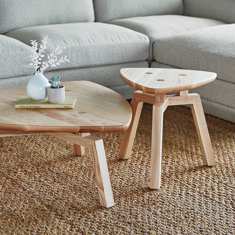 Solana Triangular Coffee Table by Gus* Modern