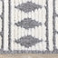 Lawson Cream Grey Southwest Inspired Machine Washable Foldable Rug by Kalora Interiors