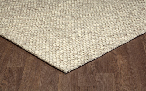 Chinook CHIN-08-IVORY Handmade Wool Ivory Area Rug By Viana Inc