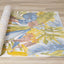 Belle Blue Pink Yellow Green Tropical Plant Rug by Kalora Interiors