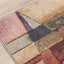 Folio Pink Yellow Blue Stained Glass Carved Rug by Kalora Interiors