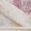 Folio Cream Grey Blue Pink Yellow Distressed Carved Chevron Rug by Kalora Interiors