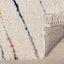 Bora Cream Rainbow Zig Zag Stripes Rug by Kalora Interiors