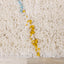 Bora Cream Rainbow Zig Zag Stripes Rug by Kalora Interiors