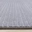 Ella Grey Carved Stripe Plush Rug by Kalora Interiors