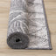 Bristol Grey White Leaf Pattern Indoor/Outdoor Reversible Rug by Kalora Interiors