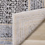 Darcy Blue Grey Brown Iridescent Traditional Plush Rug by Kalora Interiors