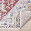 Fresco Cream Pink Yellow Blue Large Medallion Rug by Kalora Interiors