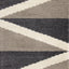 Rondo Beige Grey Cream Zig Zag Rug by Kalora Interiors