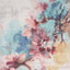 Fresco Blue Pink Yellow Cherry Blossom Rug by Kalora Interiors