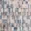 Evora Cream Grey Blue Pink Yellow Distressed Geometric Rug by Kalora Interiors