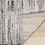 Chorus Black Grey White Iridescent Plush Rug by Kalora Interiors
