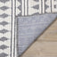 Lawson Cream Grey Southwest Inspired Machine Washable Foldable Rug by Kalora Interiors