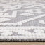 Lawson Grey Cream Elegant Traditional Machine Washable Foldable Rug by Kalora Interiors