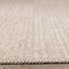 Peak Beige Variegated Texture Block Wool Rug by Kalora Interiors