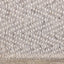 Peak Grey Chevron Textured Flatweave Rug by Kalora Interiors