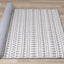 Lawson Cream Grey Southwest Inspired Machine Washable Foldable Rug by Kalora Interiors