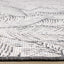 Bristol Grey White Leaf Pattern Indoor/Outdoor Reversible Rug by Kalora Interiors