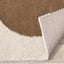 Maroq Cream Taupe Brown Three Stone Rug by Kalora Interiors