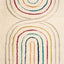 Bora Double Rainbow Shag Rug by Kalora Interiors