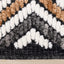 Lawson Grey Cream Orange Double Medallion Contemporary Machine Washable Foldable Rug by Kalora Interiors