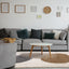 Maroq Cream Taupe Brown Three Stone Rug by Kalora Interiors