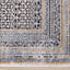Darcy Blue Grey Brown Iridescent Traditional Plush Rug by Kalora Interiors