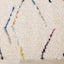 Bora Cream Rainbow Zig Zag Stripes Rug by Kalora Interiors