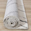 Ravine Cream Grey Wishbone Shag Rug by Kalora Interiors